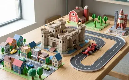 Miniatura del paquete +50 Escenarios y Mundos 3D para Armar